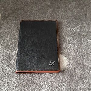 Elegant Black Leather Card Holder/wallet